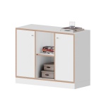 qickly® Schrank, 2 OH, 2 Türen mit Schloss, B/H/T: 104,2x74,3x42,6 cm 